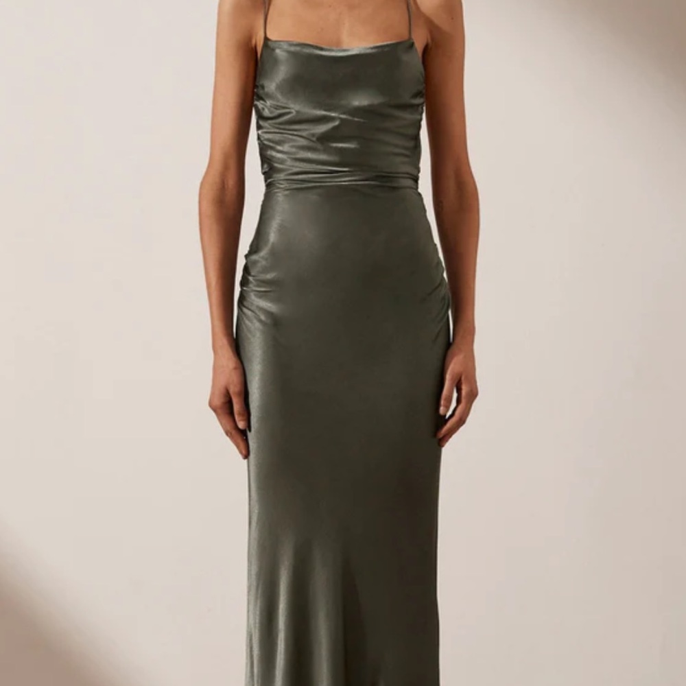Shona Joy La Lune Lace Back Maxi Dress